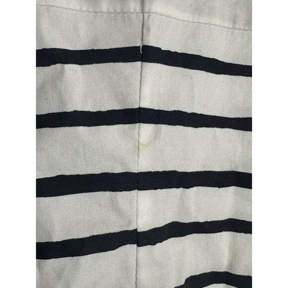 J.Crew Women’s black&white striped box short sleeve top size small - Picture 3 of 7